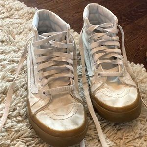 White high top vans